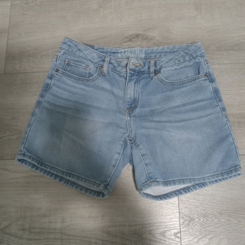 Casual Light Blue Women's Denim Shorts